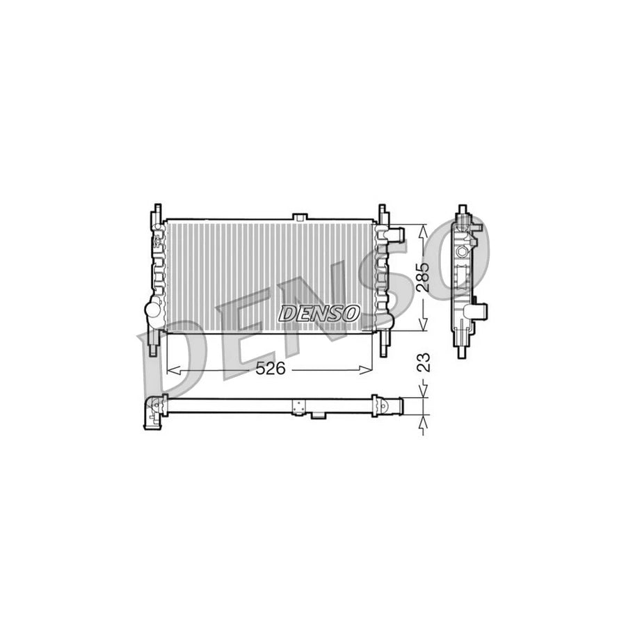 DENSO DRM20035 Engine Radiator