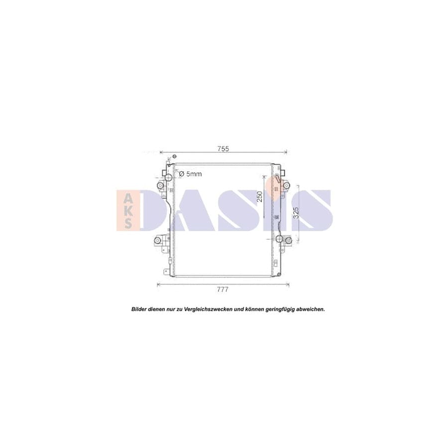 AKS Dasis 210231N Engine Radiator for Toyota Land Cruiser Prado 150 (J150)