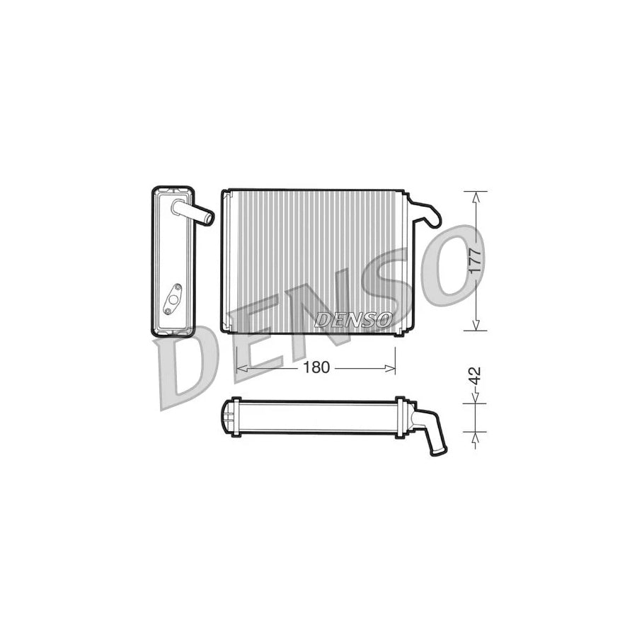 DENSO DRR09041 Heater Matrix