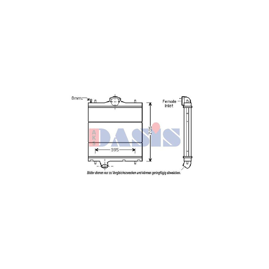 AKS Dasis 460006N Engine Radiator