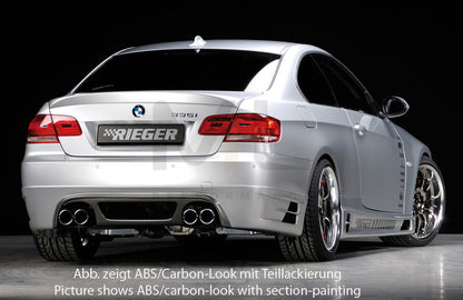 Rieger 00099568 BMW 3 Series E92 E93 Rear Diffuser 4 | ML Performance UK Car Parts