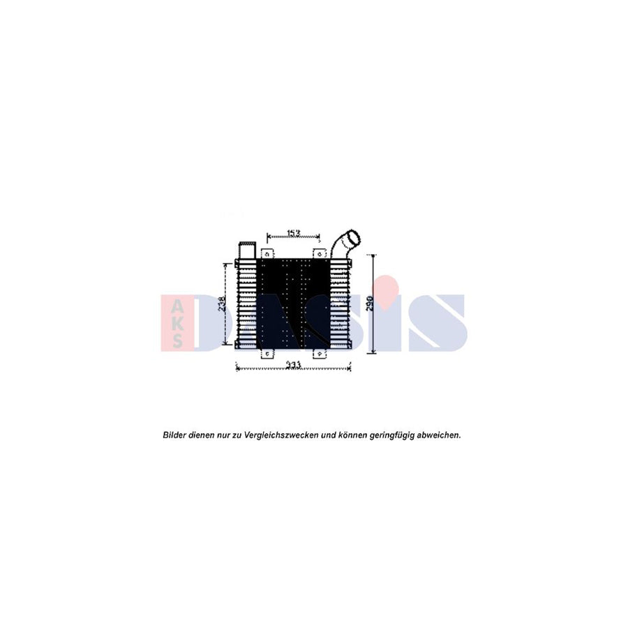 AKS Dasis 567005N Intercooler for Hyundai H-1 Mpv (A1)