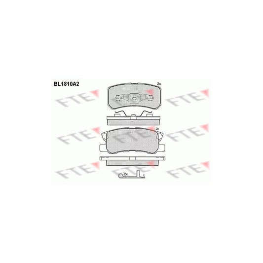 FTE 9010386 Brake Pad Set