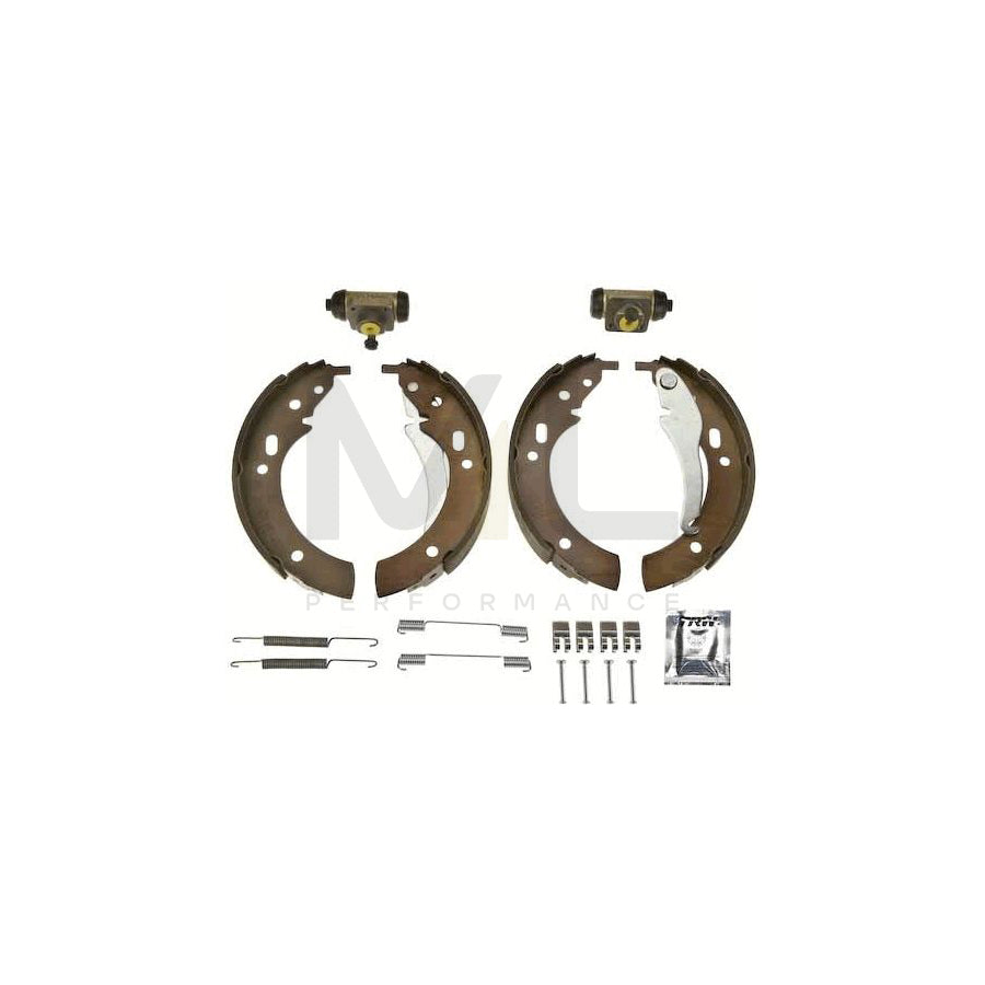 TRW Brake Kit BK1550 Brake Shoe Set for BMW 3 Series with wheel brake cylinder