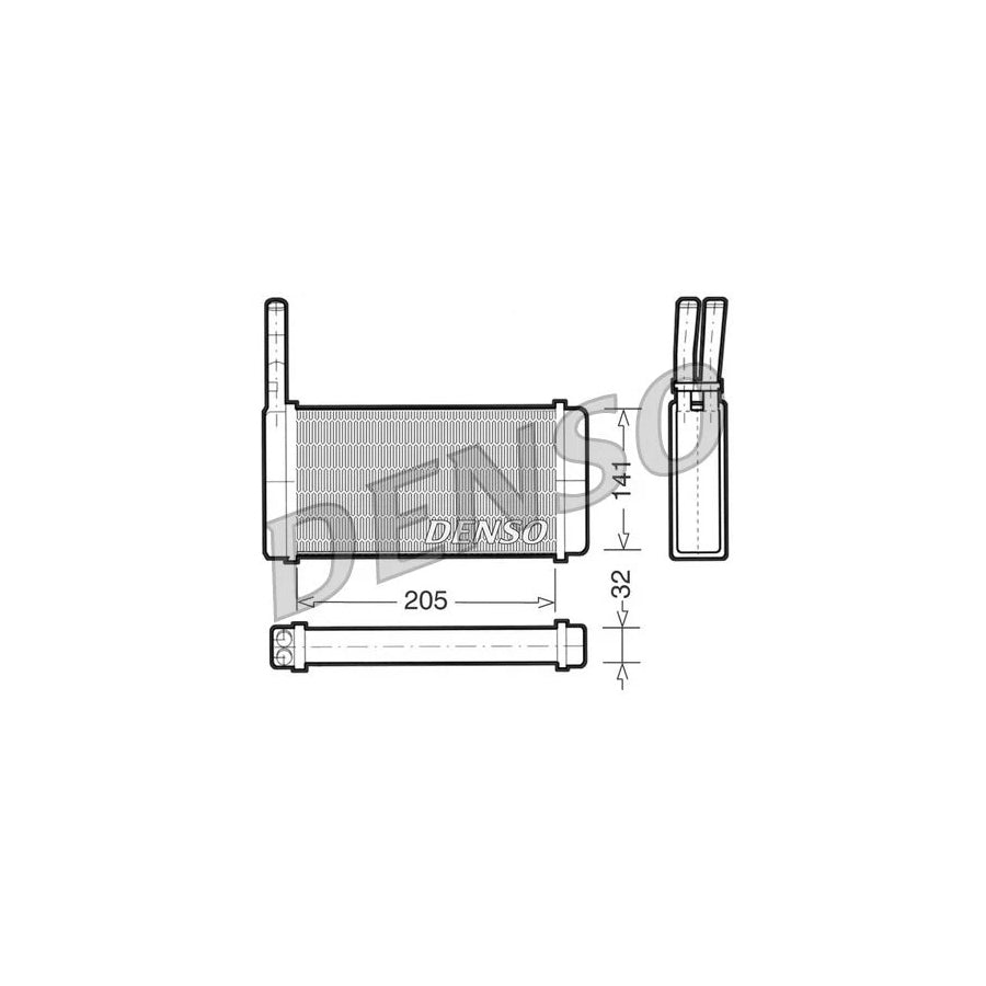 DENSO DRR10010 Heater Matrix for Ford Transit