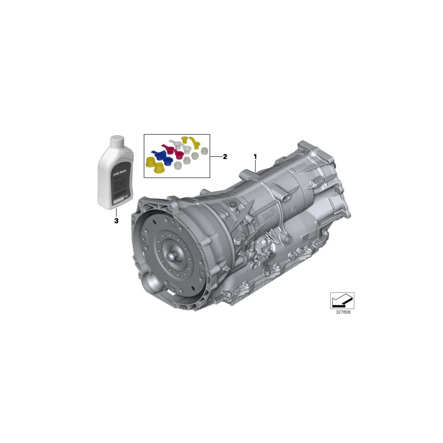 Genuine BMW 24007642253 E84 Exch. Automatic Transmission Eh GA8HP45X (Inc. X1 18dX & X1 20dX)