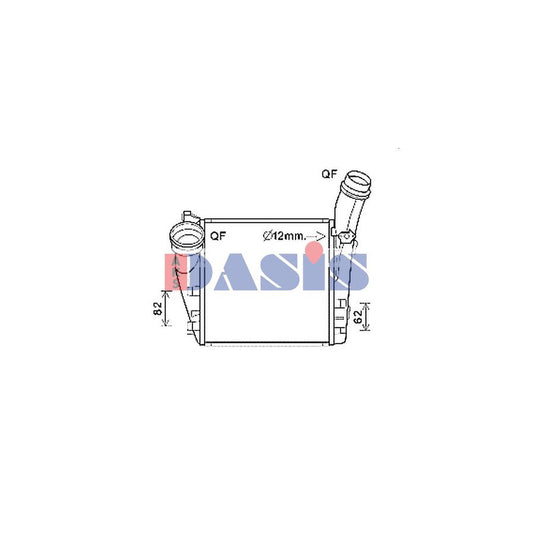 AKS Dasis 177022N Intercooler for Porsche Cayenne (92A)