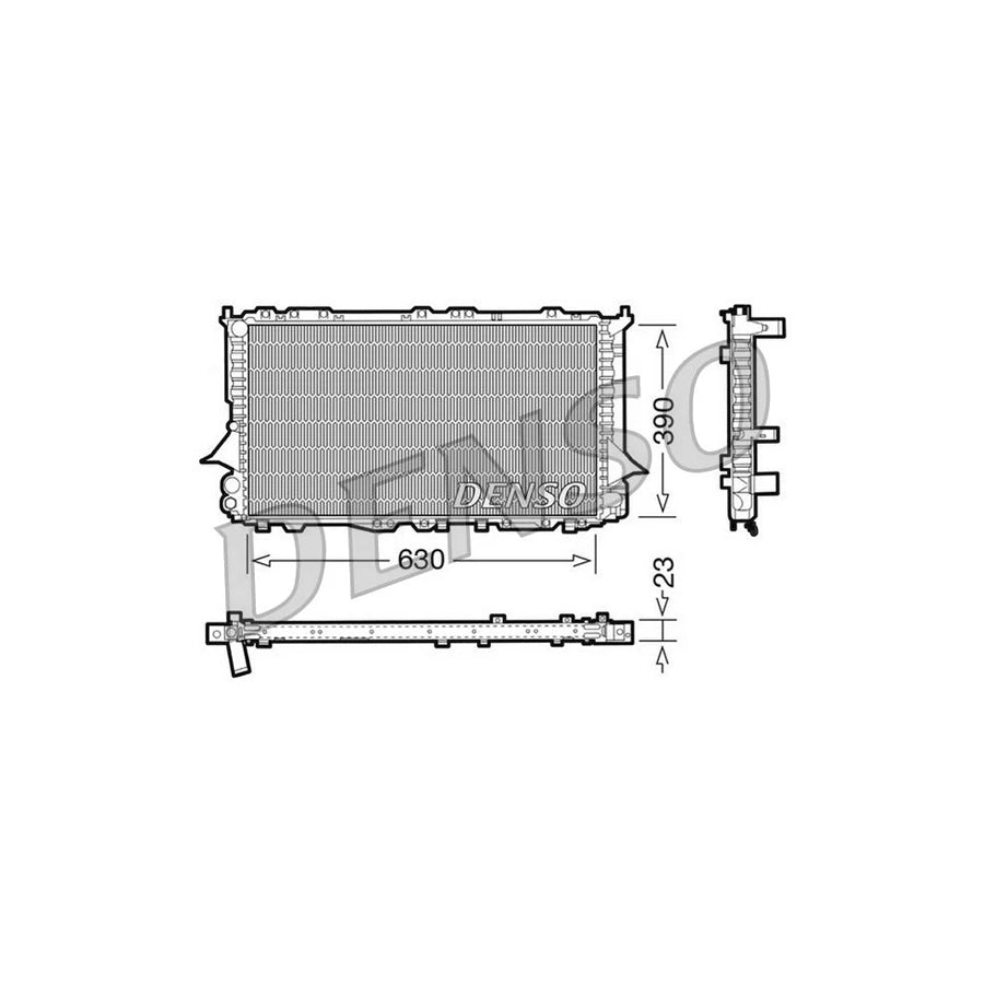 DENSO DRM02002 Engine Radiator