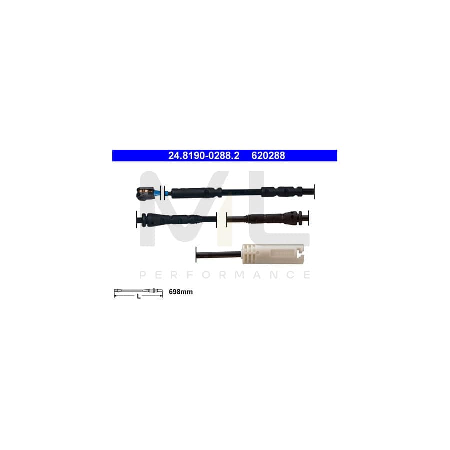 ATE 24.8190-0288.2 Brake pad wear sensor for BMW 1 Convertible (E88)