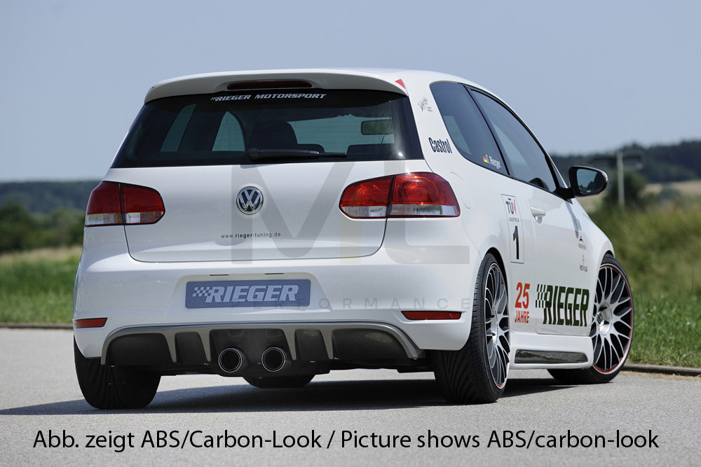 Rieger 00088016 VW Mk6 Golf Rear Diffuser (GTI & GTD) 2 | ML Performance UK Car Parts