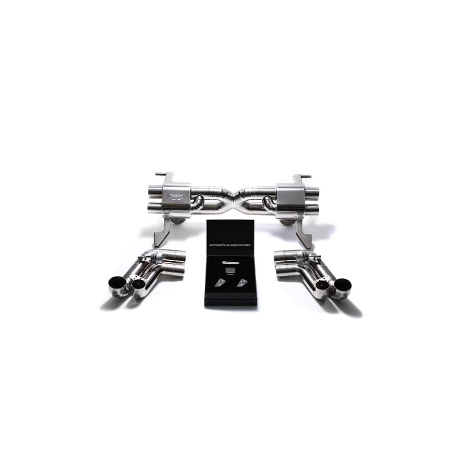 Armytrix AUR81-C Titanium Valvetronic Exhaust System Audi R8 V8 4.2L FSI 2008-2013