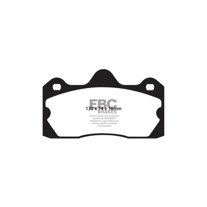 EBC DP3060C Lotus Evora Redstuff Rear Brake Pads - AP Caliper 2 | ML Performance UK Car Parts