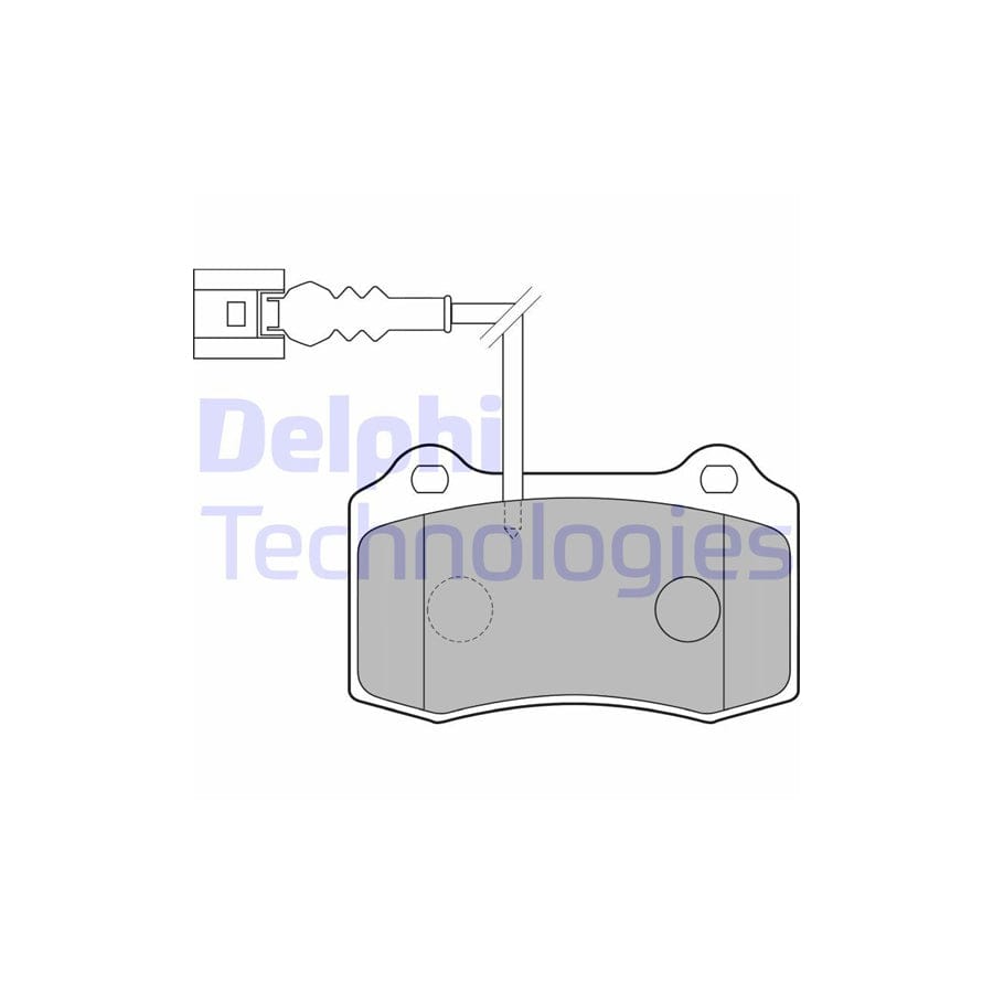 Delphi Lp1753 Brake Pad Set