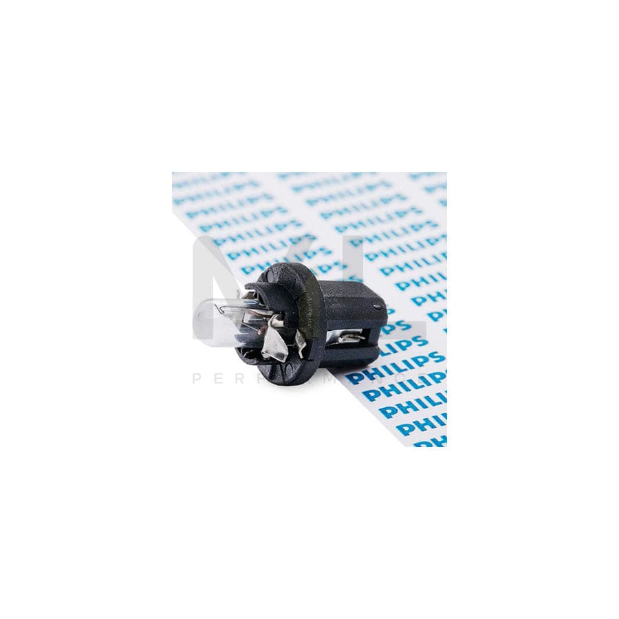 PHILIPS 12598CP Dashboard bulb 12V 1,2W, Plastic base lamp, B8,5d/2