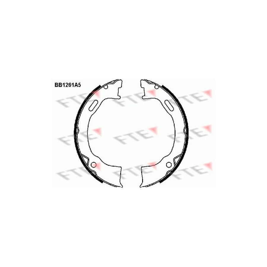 FTE Bb1261A5 Handbrake Shoes