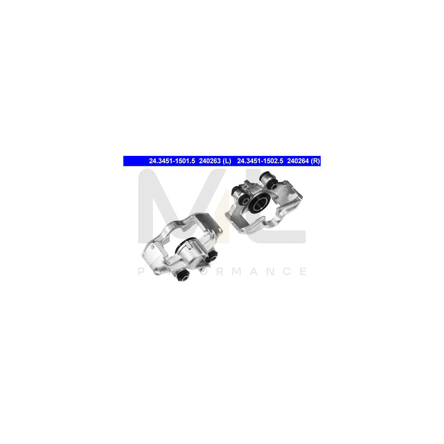 ATE 24.3451-1502.5 Brake Caliper without holder