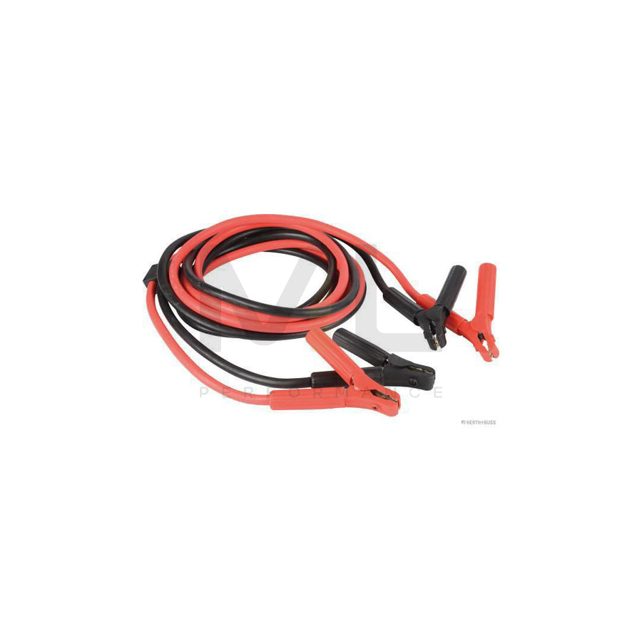 HERTH+BUSS ELPARTS 52289881 Jump leads with cast iron insert, with earth strap, with steel plate pliers, with overvoltage protection, with storage bag, 480A
