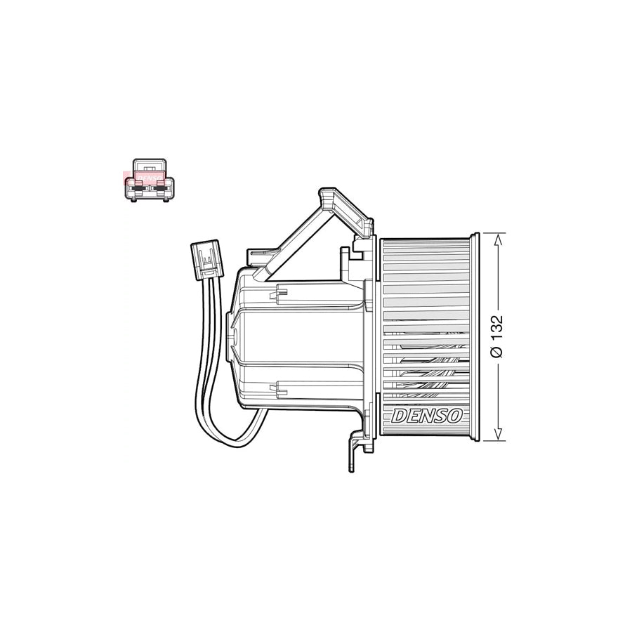 DENSO DEA02008 Interior Blower