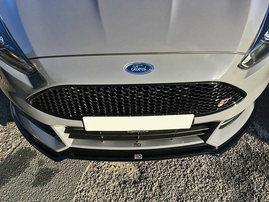 Maxton Design Ford Focus ST MK3 (Facelift) Front Splitter V.3