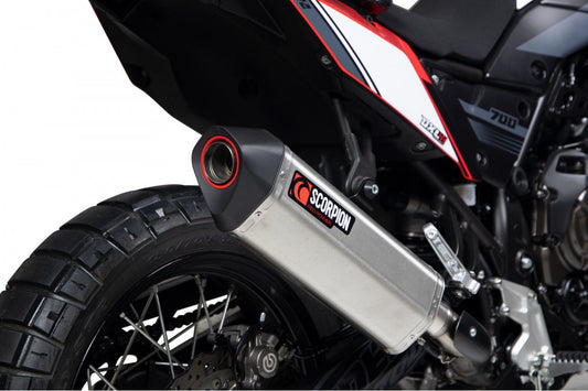 Scorpion RYA114SEO Yamaha Tenere 700 Serket Parallel Slip-On - Stainless Steel Sleeve | ML Performance UK UK