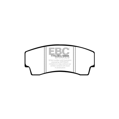 EBC DP2008 Ginetta G27 Greenstuff Front Brake Pads - Girling/TRW Caliper 2 | ML Performance UK Car Parts