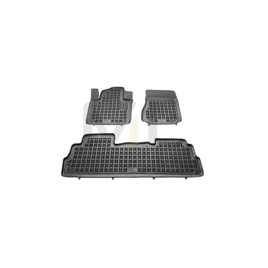 REZAW PLAST 201814 Floor mat set for NISSAN NV200 Elastomer, Front and Rear, Black