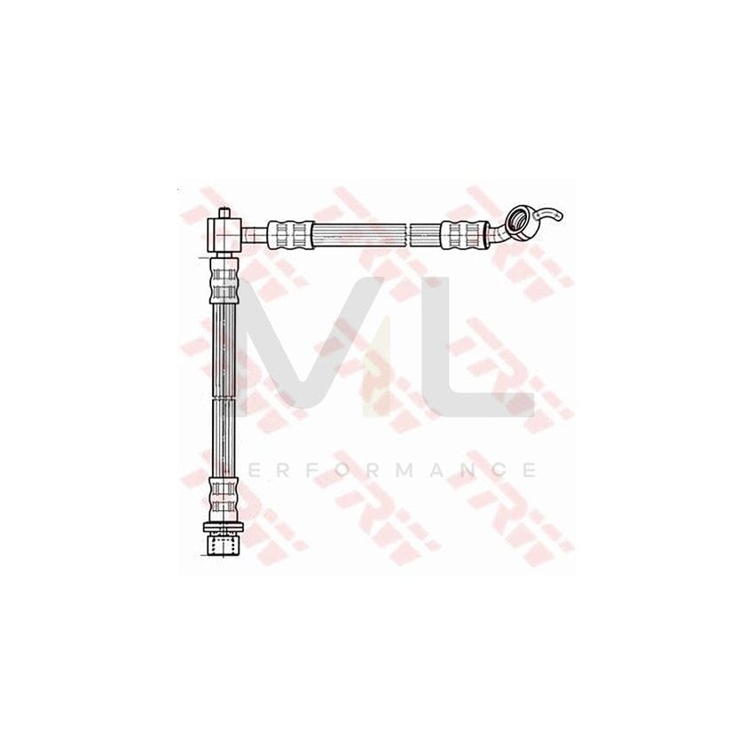 TRW PHD930 Brake Hose for TOYOTA YARIS 304mm, M10x1