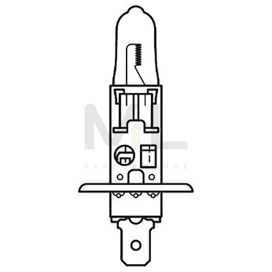 OSRAM 64150CBN Bulb, spotlight H1 12V 55W P14,5s 4200K Halogen