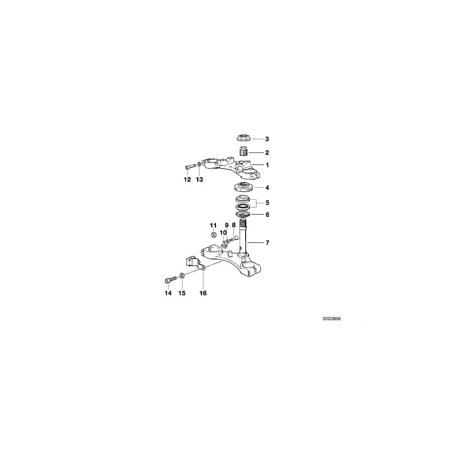 Genuine BMW 31422314035 Holder (Inc. R 100 R)