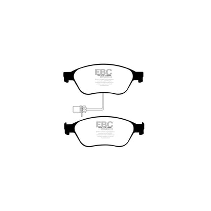 EBC PD02KF067 Audi S6 Redstuff Front Brake Pad & Plain Disc Kit - TRW Caliper 2 | ML Performance UK Car Parts