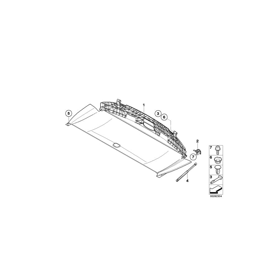 Genuine BMW 54347186794 F23 E88 Pin (Inc. 220d, 230iX & 128i)