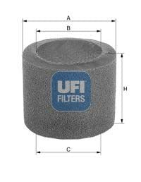 UFI 27.098.00 Air Filter For Nissan Tiida Hatchback (C11)