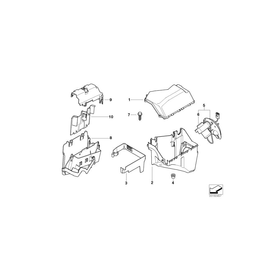 Genuine BMW 12907836626 E85 E86 Carrier Plate (Inc. Z4 M3.2)