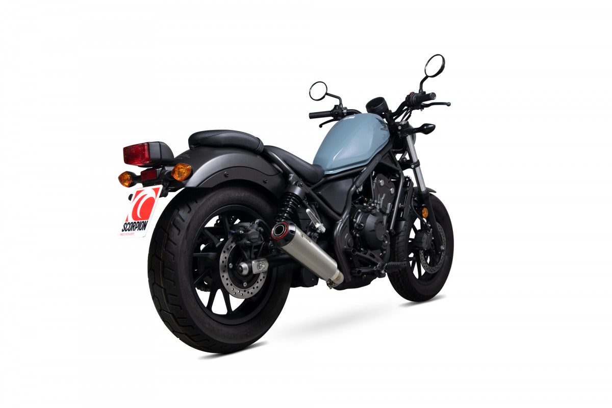 Scorpion PHA191SEO Honda CMX500 (Rebel) Red Power Slip-On - Stainless Steel Sleeve | ML Performance UK UK