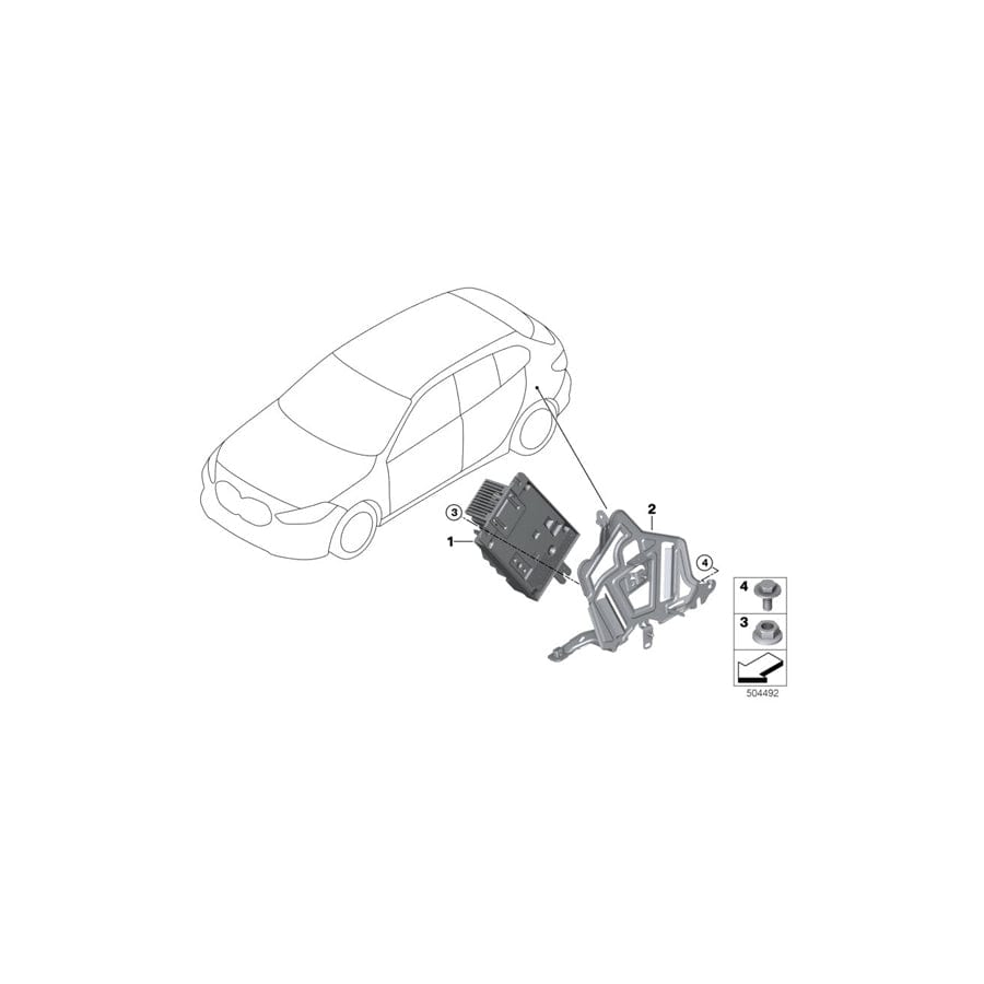 Genuine BMW 65127928575 G02 F90 G11 Receiver Audio Module (Inc. 116d, X5 25dX & 640dX)