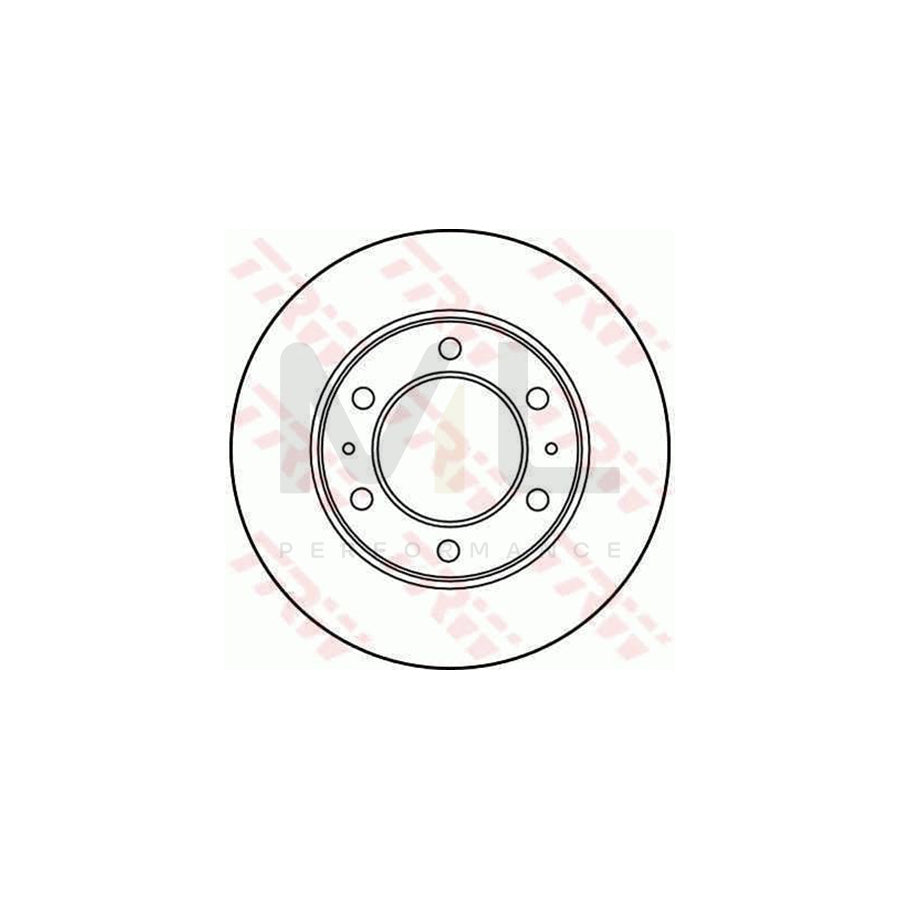 TRW DF3035 Brake Disc Vented  - 1 piece