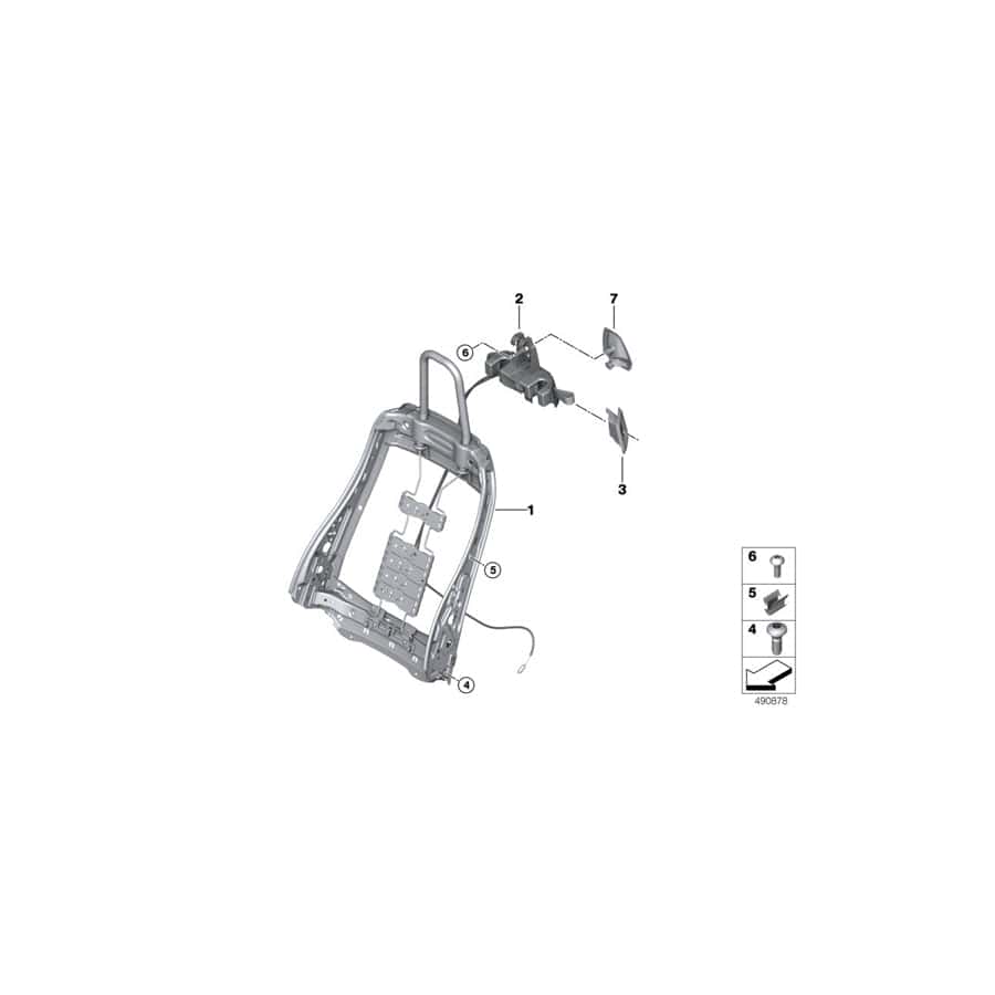 Genuine BMW 52107455541 Cover, Release Left (Inc. i8)