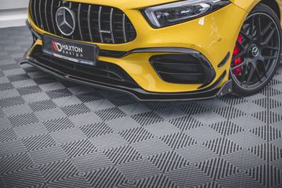 Maxton Design Mercedes Benz A45 S AMG W177 Front Splitter + Flaps V.3