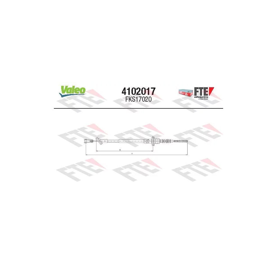 FTE 4102017 Clutch Cable