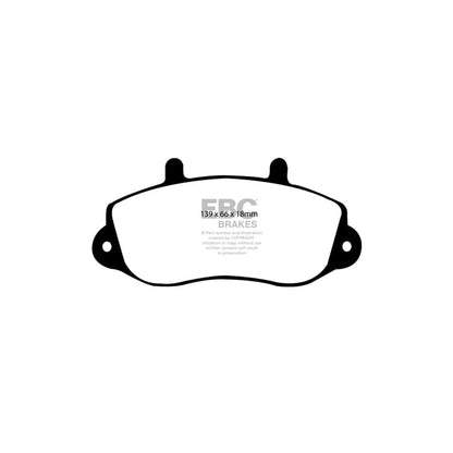 EBC PDKF1522 Opel Renault Vauxhall Ultimax Front Brake Pad & Plain Disc Kit (Inc. Movano & Master) 2 | ML Performance UK Car Parts