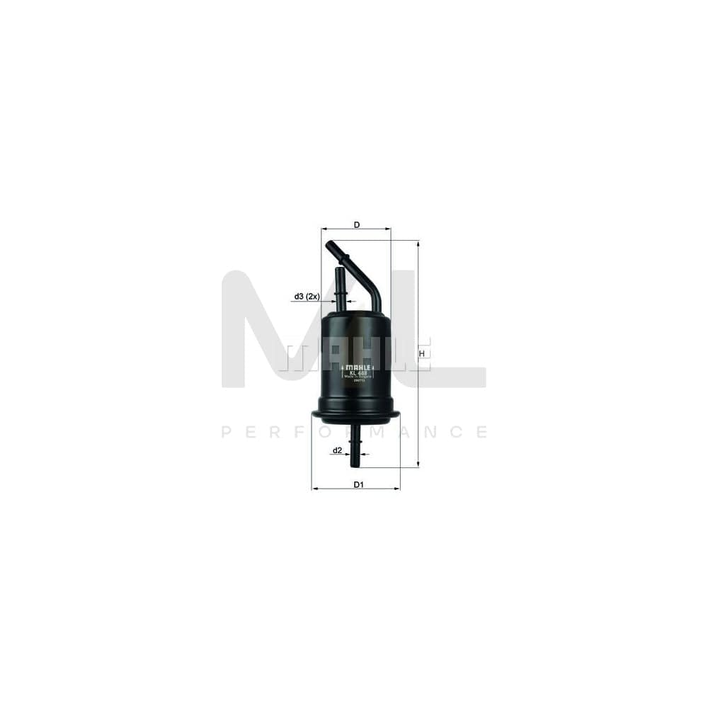 MAHLE ORIGINAL KL 488 Fuel filter for KIA RIO In-Line Filter | ML Performance Car Parts