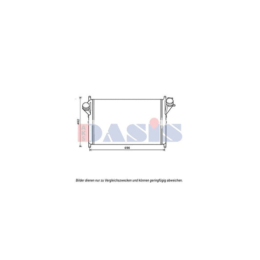 AKS Dasis 567013N Intercooler for KIA Mohave / Borrego (Hm)