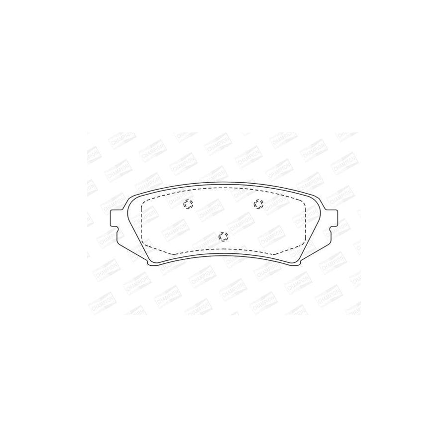 Champion 572548Ch Brake Pad Set