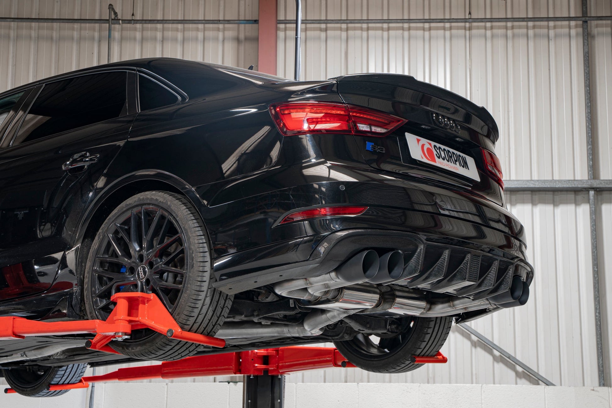 Scorpion SAUS097C Audi S3 8V Non-Resonated Cat/Gpf-Back System Without Valves | ML Performance UK UK