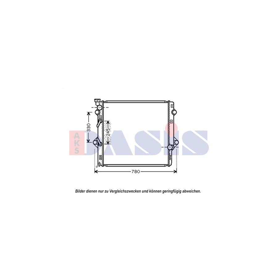 AKS Dasis 210243N Engine Radiator for Lexus Gx II (J150)