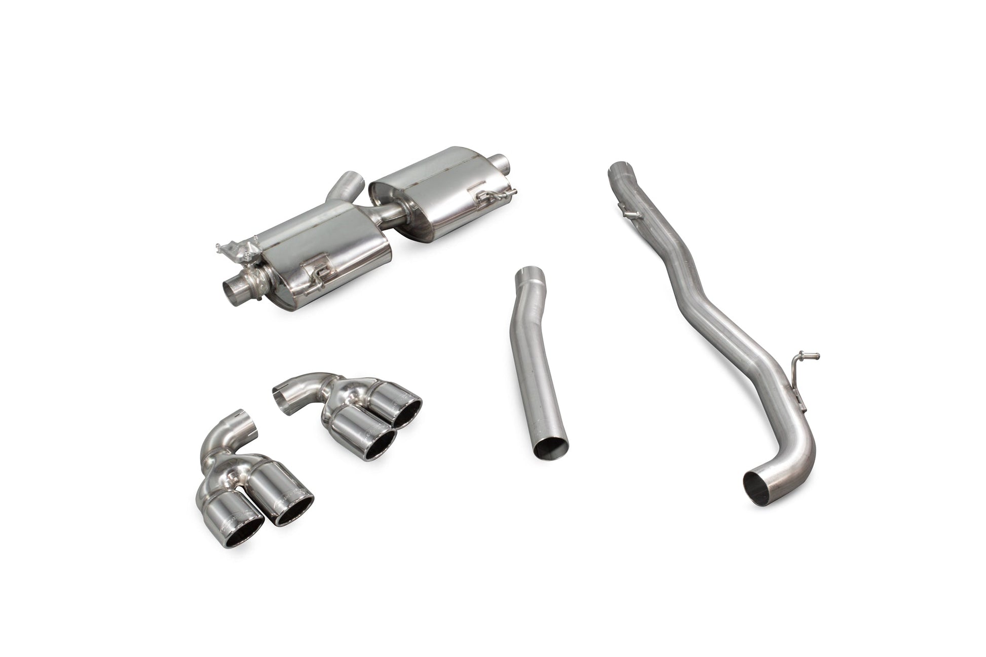 Scorpion SAUS045 Audi S1 2.0 TFSi Quattro Non-Res Cat-Back System With Electronic Valves | ML Performance UK UK