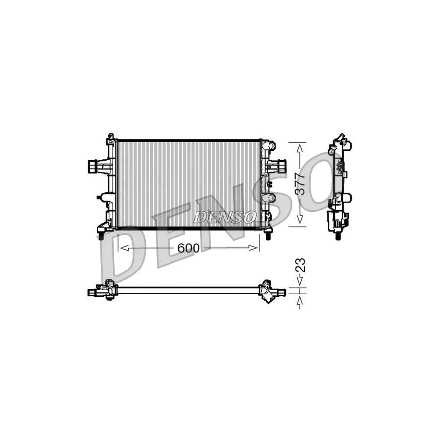 DENSO DRM20081 Engine Radiator for Opel Astra