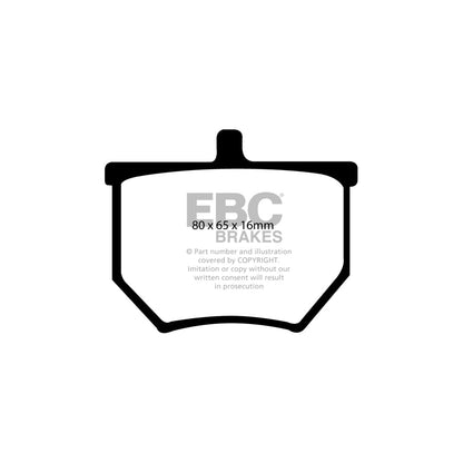 EBC DP2040 Light Car Company Rocket Greenstuff Rear Brake Pads - Brembo Caliper 2 | ML Performance UK Car Parts