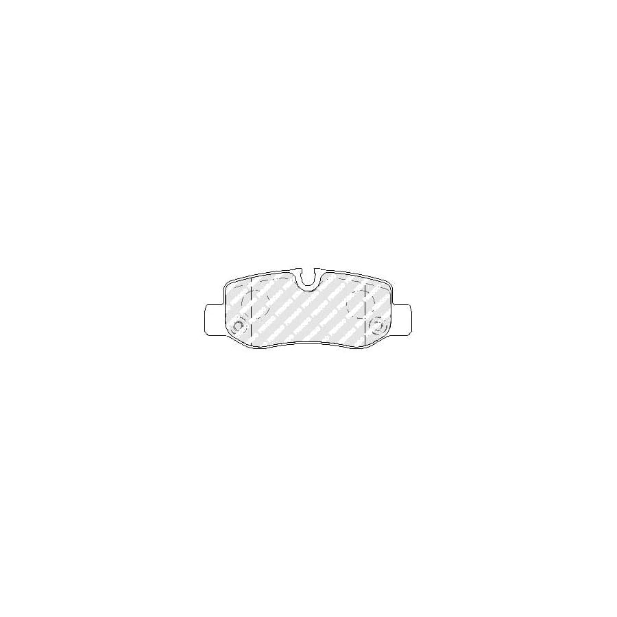 Ferodo FVR5013 Brake Pad Set Prepared for Wear Indicator, Without Accessories