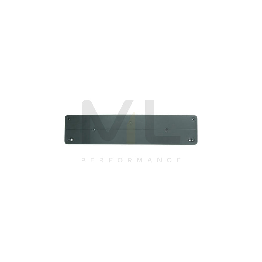 BLIC 6509-01-3528922P Number plate holder suitable for MERCEDES-BENZ E-Class Front, Black, frameless
